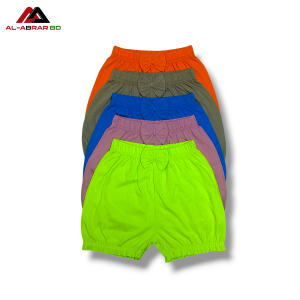 Girls Short  pant 5 colour whit 5 pacs