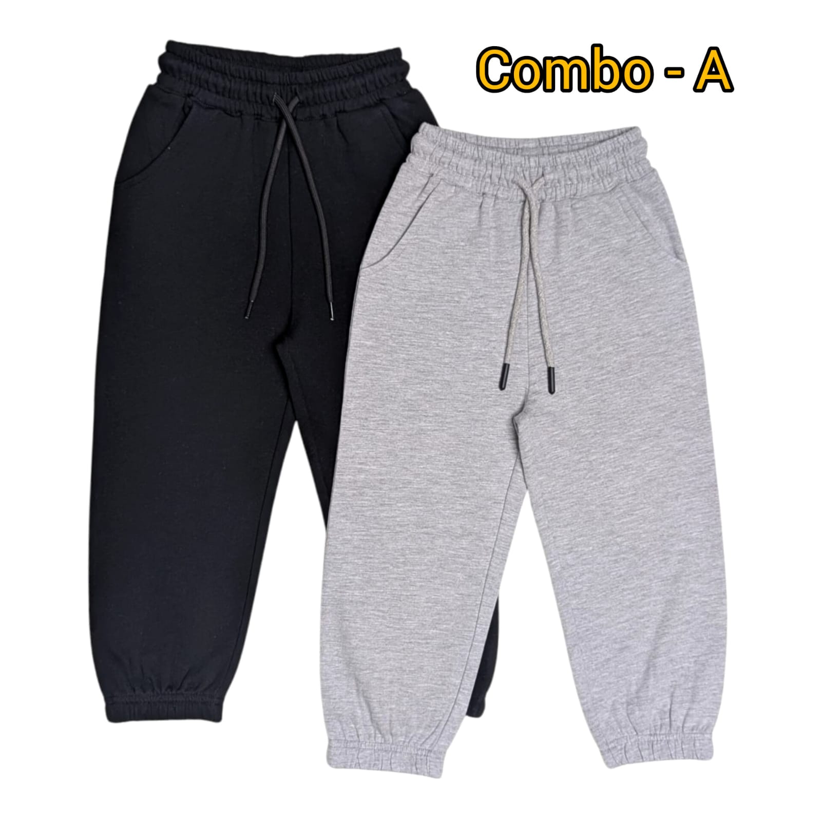 Winter trouser Fabric 100%Cotton Fleece 2 Pcs Combo pack