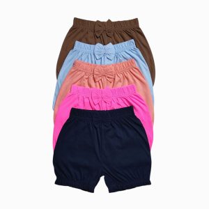 Girls Short  pant 5 colour whit 5 pacs [ New ]