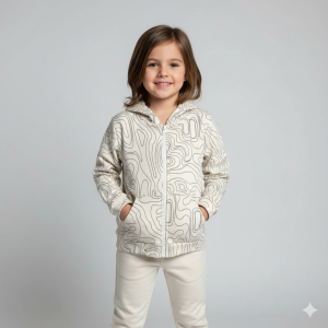 Winter Hoodie+Long Pant set Fabric 100% Cotton All over print