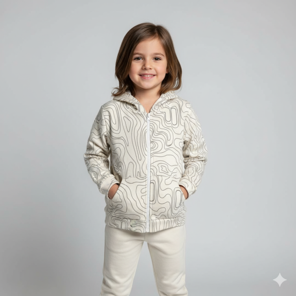 Winter Hoodie+Long Pant set Fabric 100% Cotton All over print