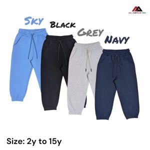 Winter trouser Fabric 100%Cotton Fleece 4 Pcs Combo pack